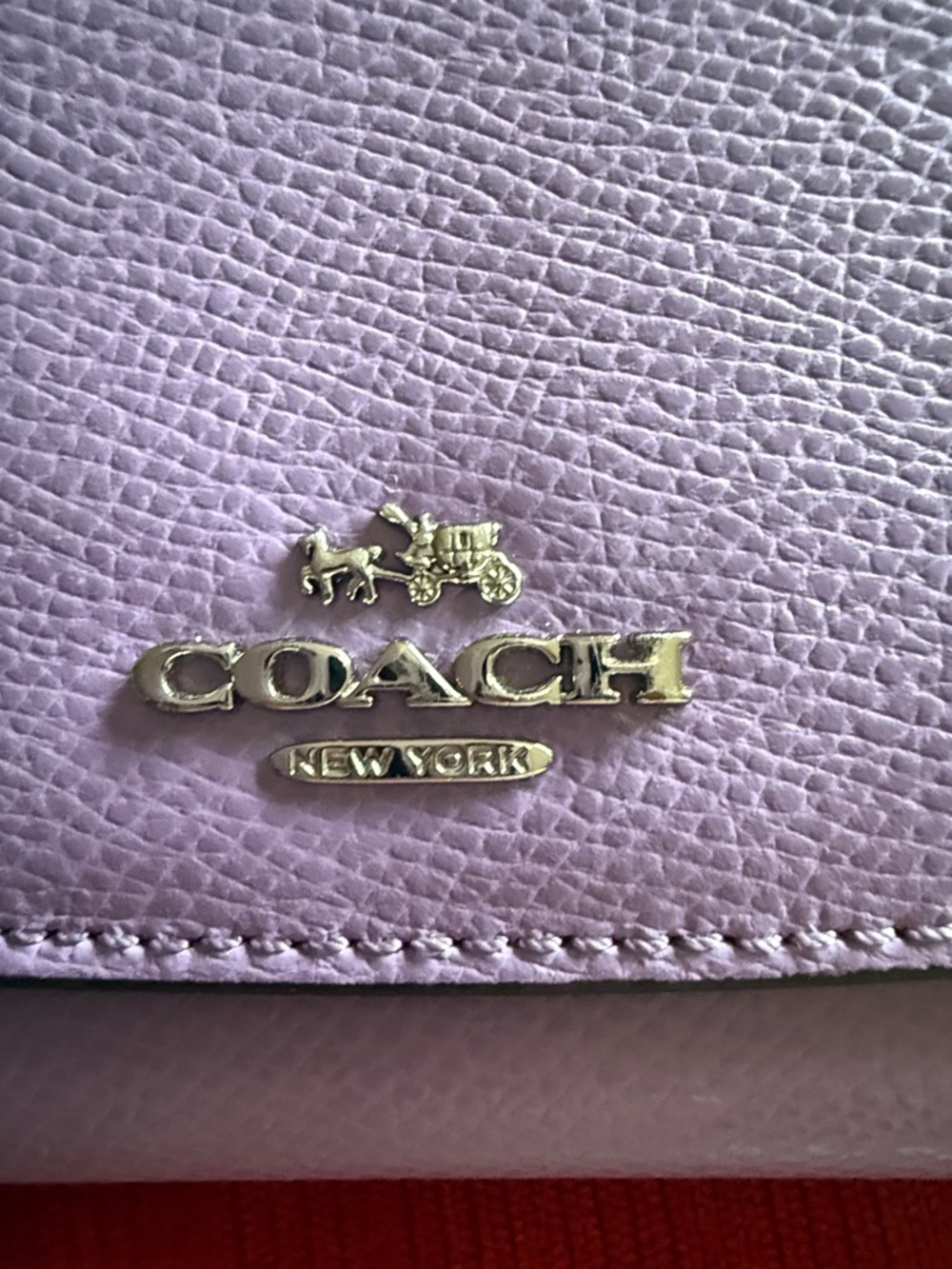 Coach large wallet/clutch , lavender , great condition! - Picture 7 of 7